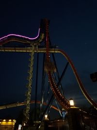 Low angle view of eiffel tower