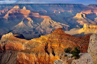 Scenic view of mountain range