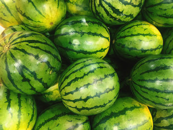 Full frame shot of fruits for sale at market