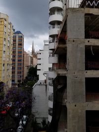 Low angle view of buildings against sky