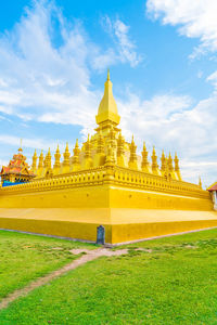 Traditional building against sky