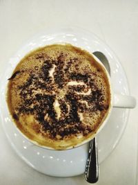 Close-up of coffee cup