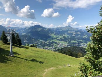 Scenic view of landscape against sky