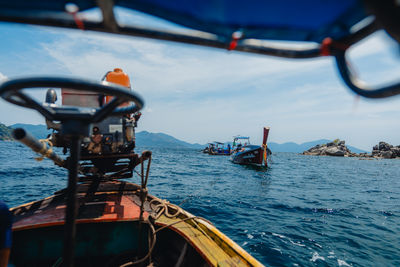 Boat in sea