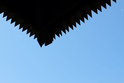 Low angle view of tree against clear sky