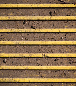 High angle view of railroad tracks