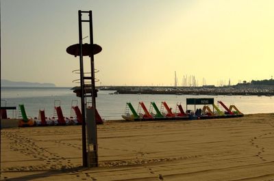 View of beach against sky