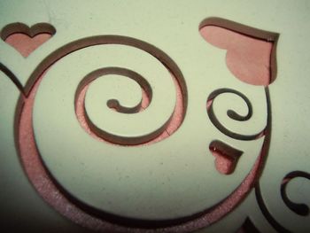 Close-up of heart shape