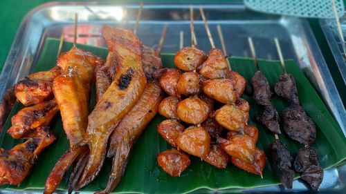 Close-up of seafood