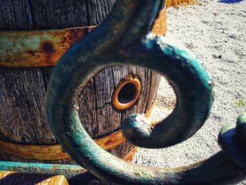 Close-up of rusty metal