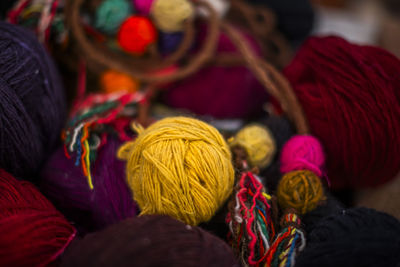 Close-up of wool