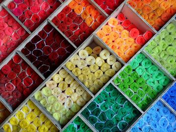 Full frame shot of colorful balls