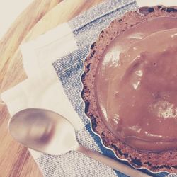 Close-up of food on table