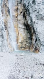 Close-up of flowing water