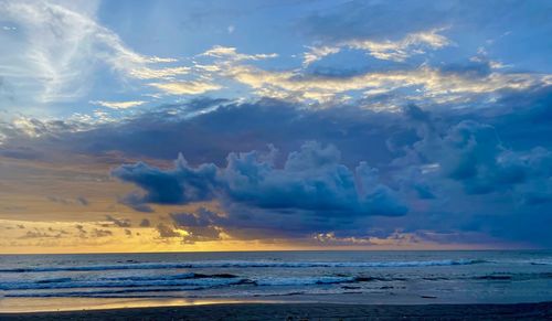 Sunset on the beach 