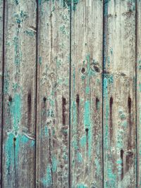 Full frame shot of wooden wall