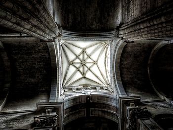 Low angle view of old ruin