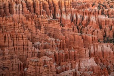 Full frame shot of rock formations