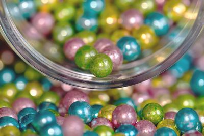 Close-up of colorful candies