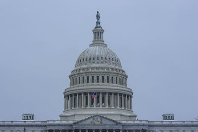 Low angle view of historical building against sky