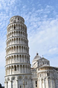 Low angle view of historical building against sky