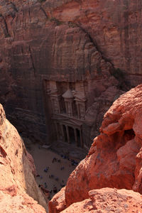 View of rock formation