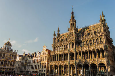 Low angle view of historical building against sky
