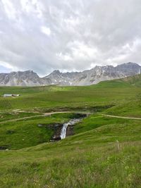 Scenic view of landscape against sky