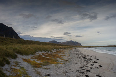 White sandy beach