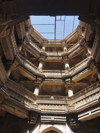 Low angle view of ceiling of building