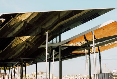 Low angle view of building against sky