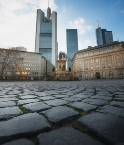 Buildings in city