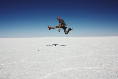 Low angle view of person skateboarding