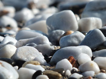 Full frame shot of pebbles