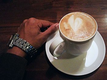 Close-up of coffee cup