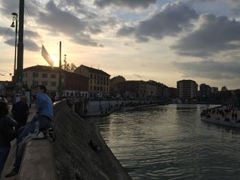 River with buildings in background