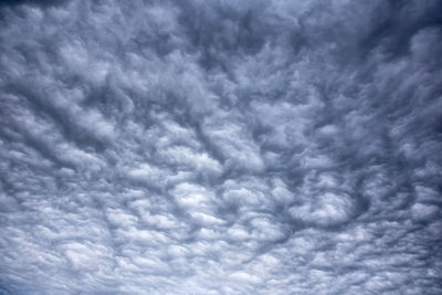 Low angle view of clouds in sky