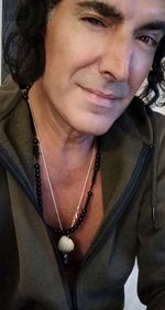 Portrait of young man looking away