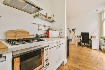 Interior of kitchen