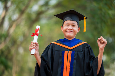 Portrait of a smiling young man