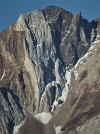 Panoramic view of mountains against sky