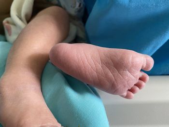 Close-up of people holding hands