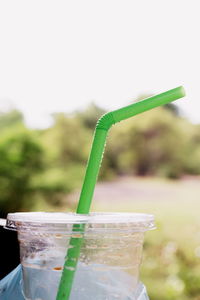 Close-up of drink on table