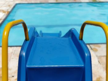 Close-up of a swimming pool
