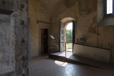 High angle view of a room of the praetorian palace