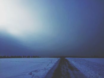 Snow covered landscape