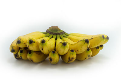 Close-up of fruits against white background