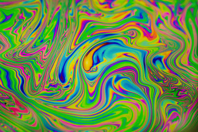 Full frame shot of multi colored water