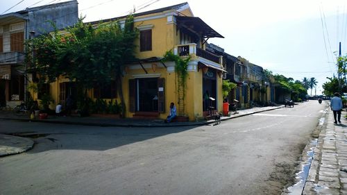 View of buildings in town