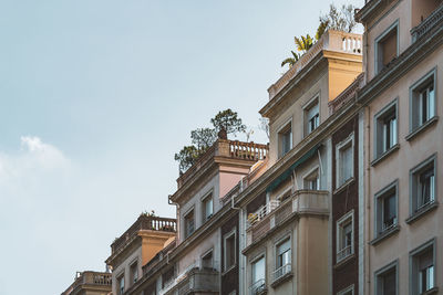 Low angle view of building against sky